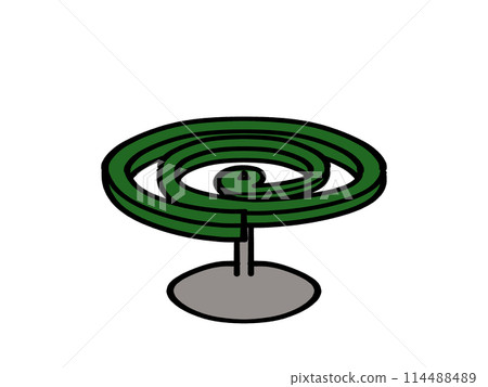 Mosquito coil illustration material 114488489