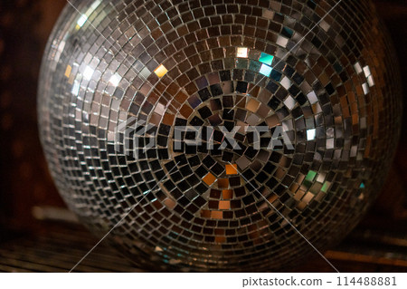 Mirror ball at a music venue 114488881
