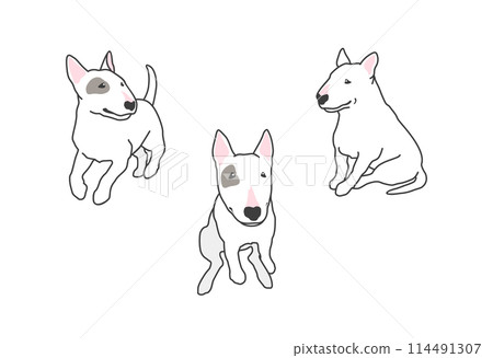 鬥牛犬簡單插圖集 114491307