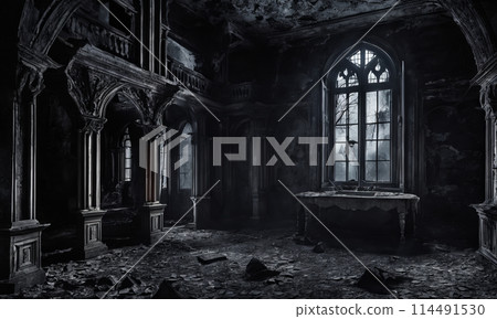 Inside an old house 114491530