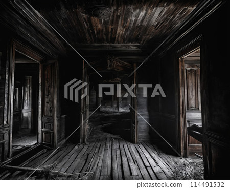 Inside an old house Inside an old house 114491532
