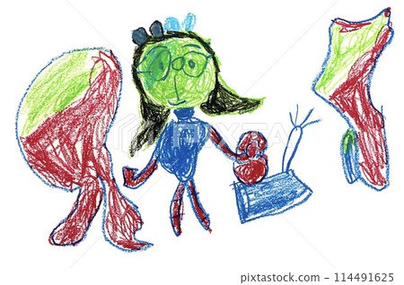 孩子畫的圖畫_媽媽的差事 114491625