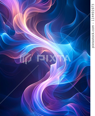 流體墨水漸層背景 114491973