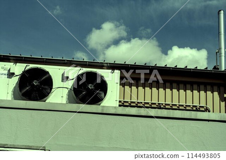 the roof of the building the roof of the building 114493805