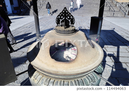 Incense burner Nikko Rinnoji Temple World Heritage Site 114494063