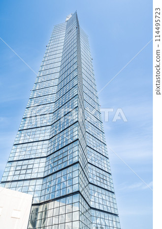 "Akita Prefecture" Blue sky and Port Tower scenery, Akita City "Akita Prefecture" Blue sky and Port Tower scenery, Akita City 114495723
