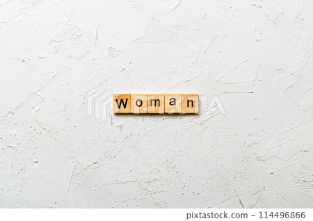 training word written on wood block. training text on table, concept 114496866