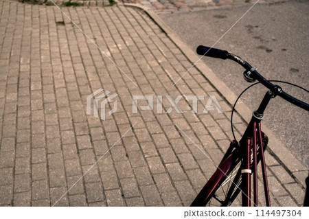 bicycle on the street 114497304