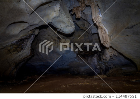 Rock Formation in Taktan Cave 114497551
