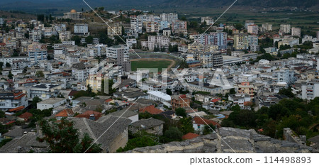 Various sights of Albania tourist places travel photos. High quality  114498893