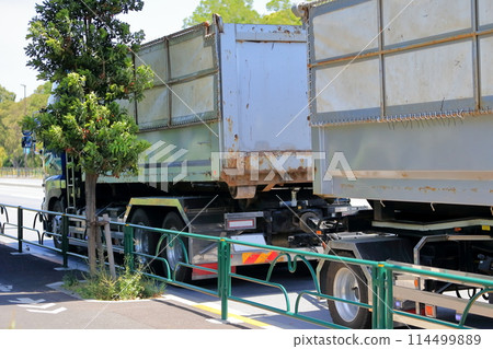 Double connected truck image Double connected truck image 114499889