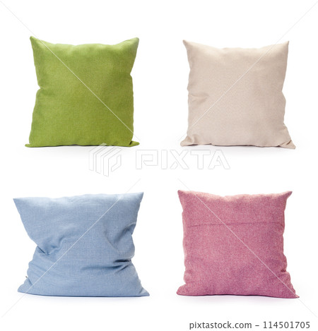 pillows on white background pillows on white background 114501705