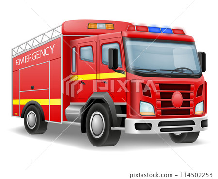 fire engine automobile car vehicle vector illustration fire engine automobile car vehicle vector illustration 114502253