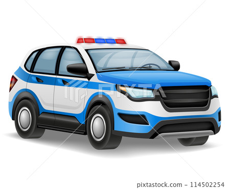 police automobile car vehicle vector illustration police automobile car vehicle vector illustration 114502254