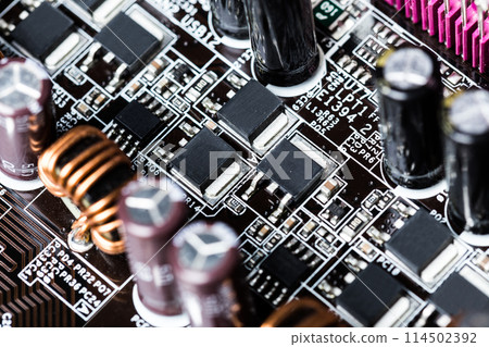 Circuit board background 114502392