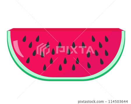 西瓜。向量圖 114503644