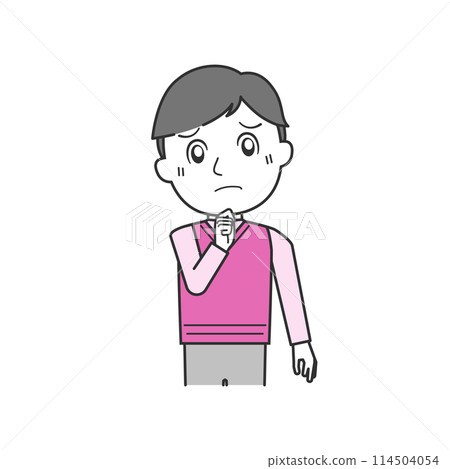人歪上半身男A(粉紅) 人歪上半身男A(粉紅) 114504054