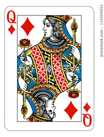 Queen of Diamonds Design Deck of Playing Cards Queen of Diamonds Design Deck of Playing Cards 114504912