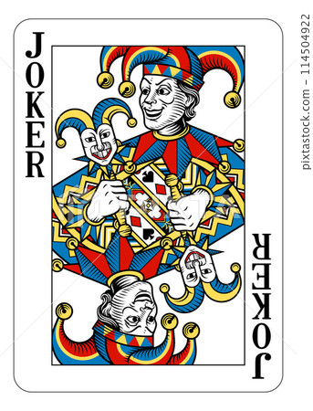 Joker Card Design from Deck of Playing Cards Joker Card Design from Deck of Playing Cards 114504922