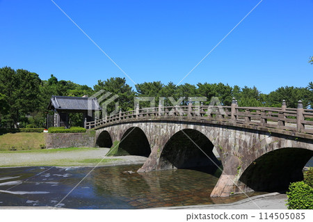 石西田橋和門的風景 石西田橋和門的風景 114505085