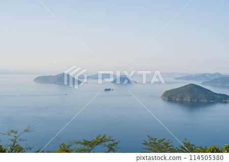 香川縣三豐市下出山的風景 香川縣三豐市下出山的風景 114505380