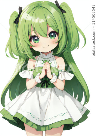 A girl like a green fairy 114505545