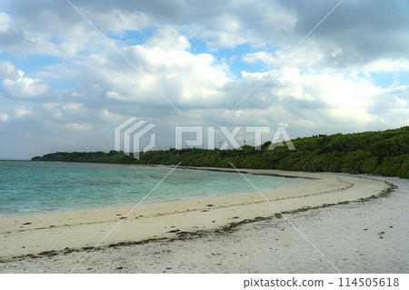 沖繩縣竹富島：耀眼的沙灘、藍天、碧綠的海水 114505618