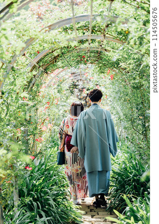 <Shizuoka Prefecture> Atami ACAO FOREST Couple in yukata 114505676