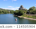 Okayama Castle after major renovation in Reiwa 114505904