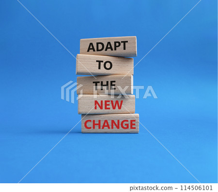 Manage and Adapt to Changes symbol. Wooden blocks with words Manage and Adapt to Changes. Beautiful blue background. Business and Manage and Adapt to Changes concept. Copy space. Manage and Adapt to Changes symbol. Wooden blocks with words Manage and Adapt to Changes. Beautiful blue background. Business and Manage and Adapt to Changes concept. Copy space. 114506101