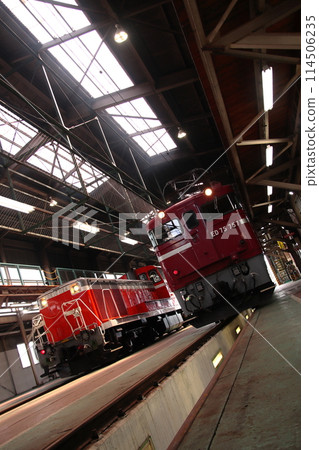 ED75-757 and DE10-1124 arrived at Aizu-Wakamatsu Transportation District (@photo session)_Photo taken on 2024/4/13 ED75-757 and DE10-1124 arrived at Aizu-Wakamatsu Transportation District (@photo session)_Photo taken on 2024/4/13 114506235