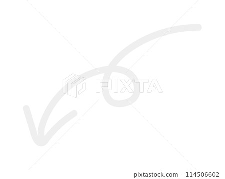 白色手寫箭頭 白色手寫箭頭 114506602