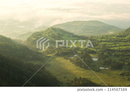 Spectacular views from the mountain 114507389