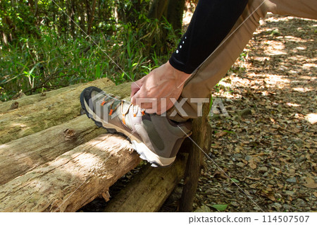 Trekking, hiking, mountain climbing image Trekking, hiking, mountain climbing image 114507507