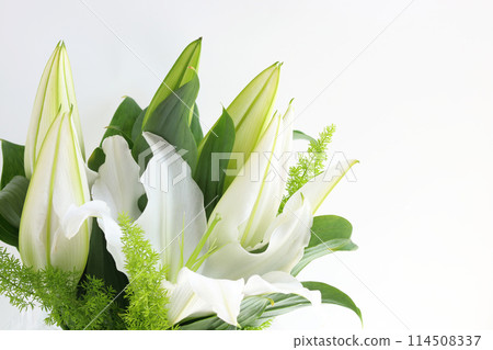 卡薩布蘭卡（白百合）花束 114508337