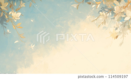 夢幻般的藍色花幻想AI生成的圖像 114509197