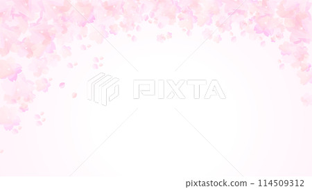 Pink cute cherry blossom gorgeous frame background material Pink cute cherry blossom gorgeous frame background material 114509312