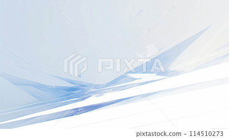 Blue geometric abstract wave background image AI generated image 114510273