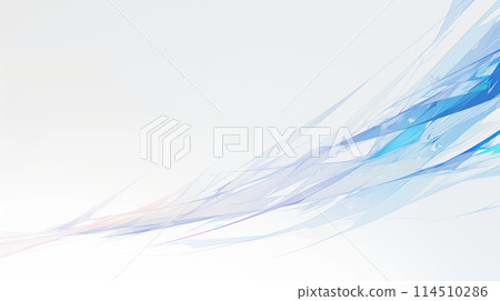 Blue geometric abstract wave background image AI generated image Blue geometric abstract wave background image AI generated image 114510286