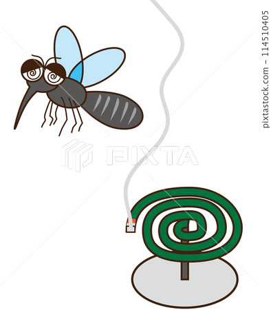 Mosquito coils and a listless mosquito 114510405