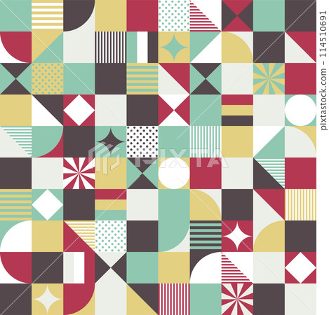 無縫背景圖案_幾何圖案 114510691