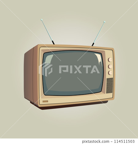 Vintage TV Cartoon Style Vintage TV Cartoon Style 114511503