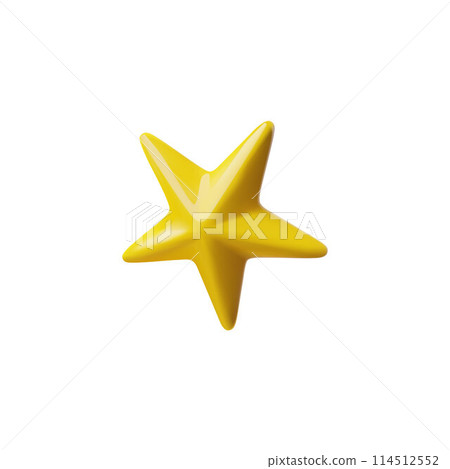 Yellow star with sharp corners 3d isometric vector icon, golden volume rating star ui achievement app glossy badge award Yellow star with sharp corners 3d isometric vector icon, golden volume rating star ui achievement app glossy badge award 114512552