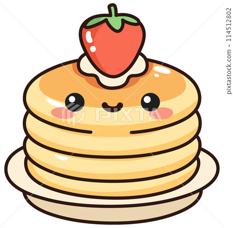 Kawaii Pancake 114512802