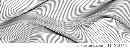 wavy horizontal pattern for background. Vector illustration wavy horizontal pattern for background. Vector illustration 114512854