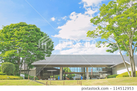 An art museum surrounded by fresh greenery 114512953