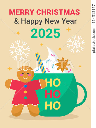 Hot Chocolate Christmas ginger woman 114513157