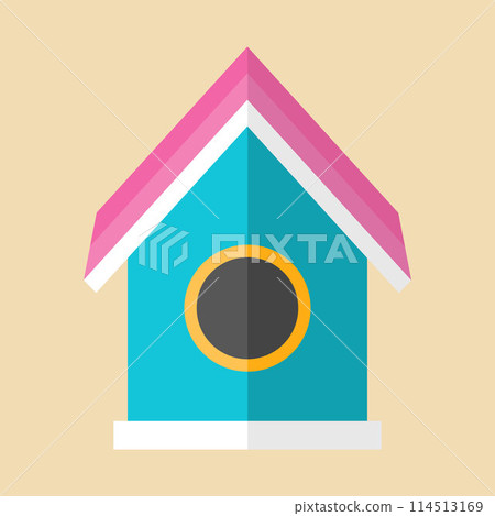 birdhouse flat vector birdhouse flat vector 114513169