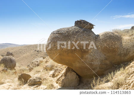 Valley of the spheres, Torysh, Mangystau region, Kazakhstan Valley of the spheres, Torysh, Mangystau region, Kazakhstan 114513863