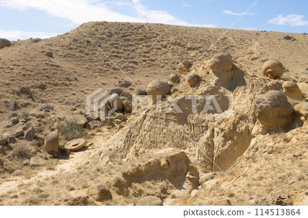 Valley of the spheres, Torysh, Mangystau region, Kazakhstan Valley of the spheres, Torysh, Mangystau region, Kazakhstan 114513864